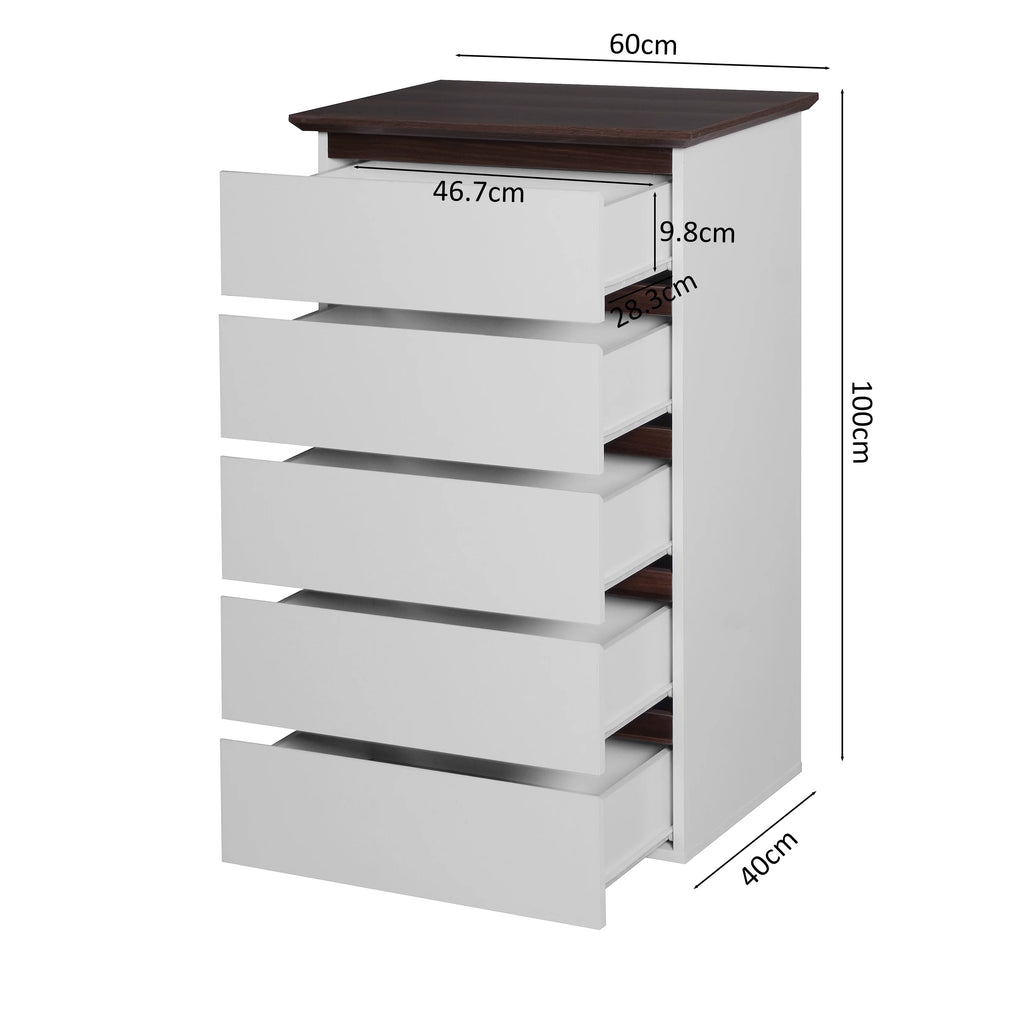 5 Drawer Dresser V9029