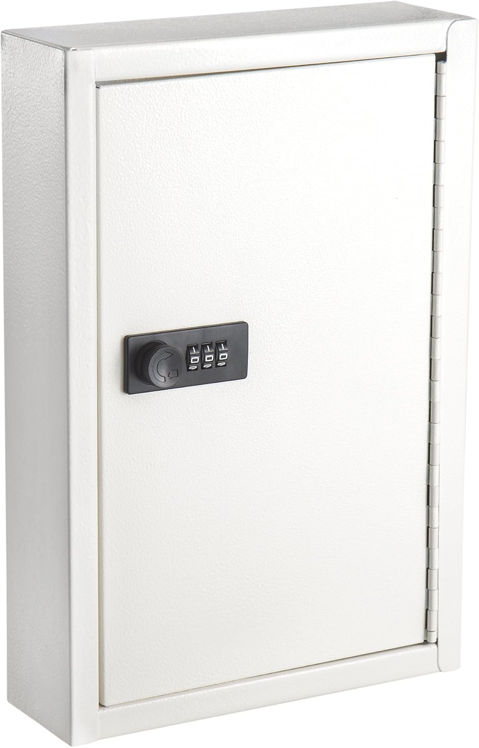 Steel Key Cabinet with Combination Lock, 40 Keys, White V289