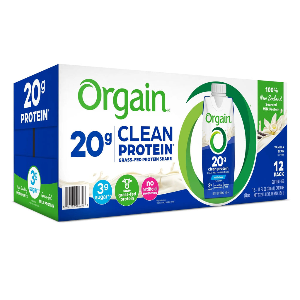 Grass Fed Protein Shake Vanilla Bean 11oz 12ct H529563