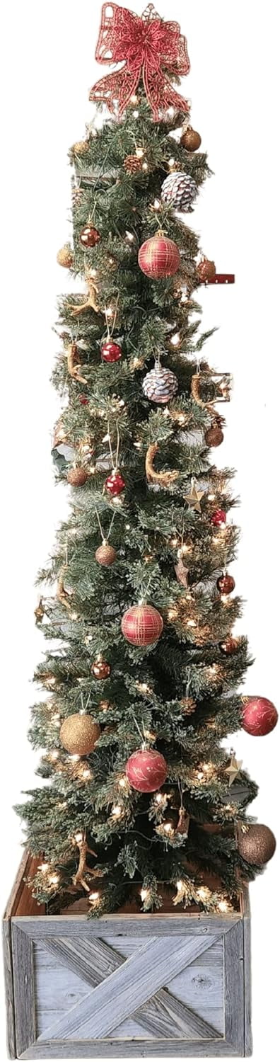 Reclaimed Wood Christmas Tree Collar U348