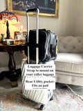 Aviation Flight Bag with Exterior Pockets and Zipper Storage E8240