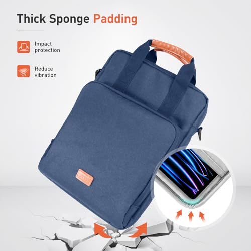 Black 9-11 Inch Tablet Sleeve Bag with Shoulder Strap D7593
