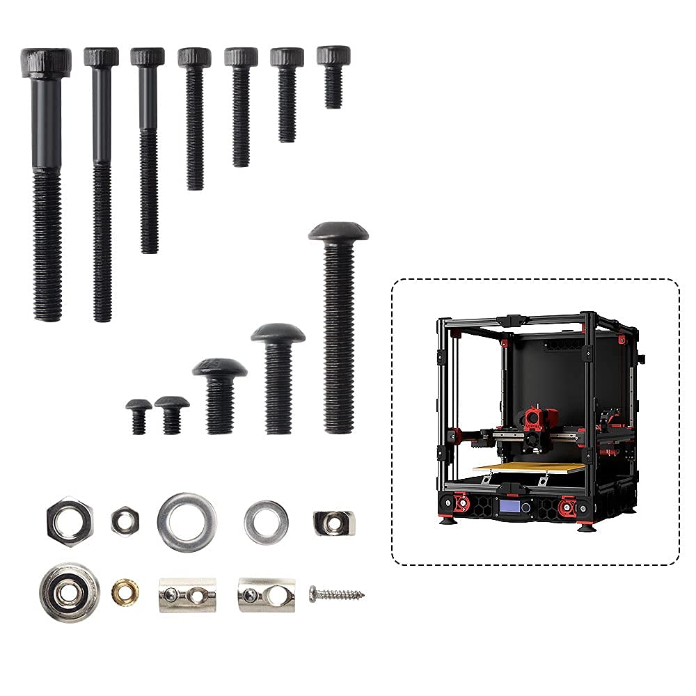 3D Printer Mechanical Fasteners Screws Nuts Full Kit Y24686