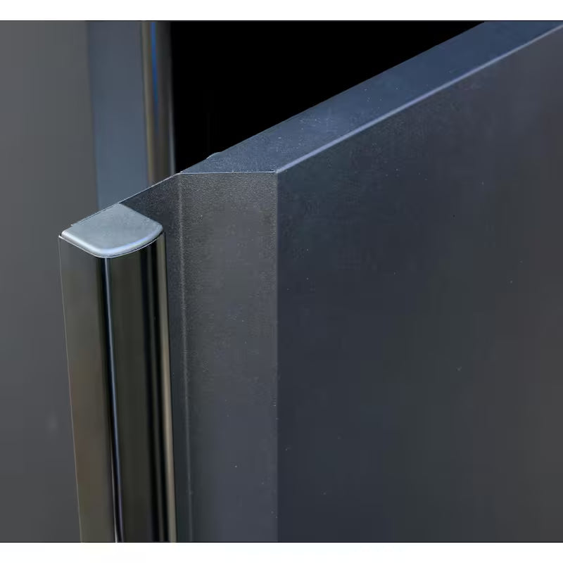 Black 24-Gauge Steel Wall Mounted Garage Cabinet E434