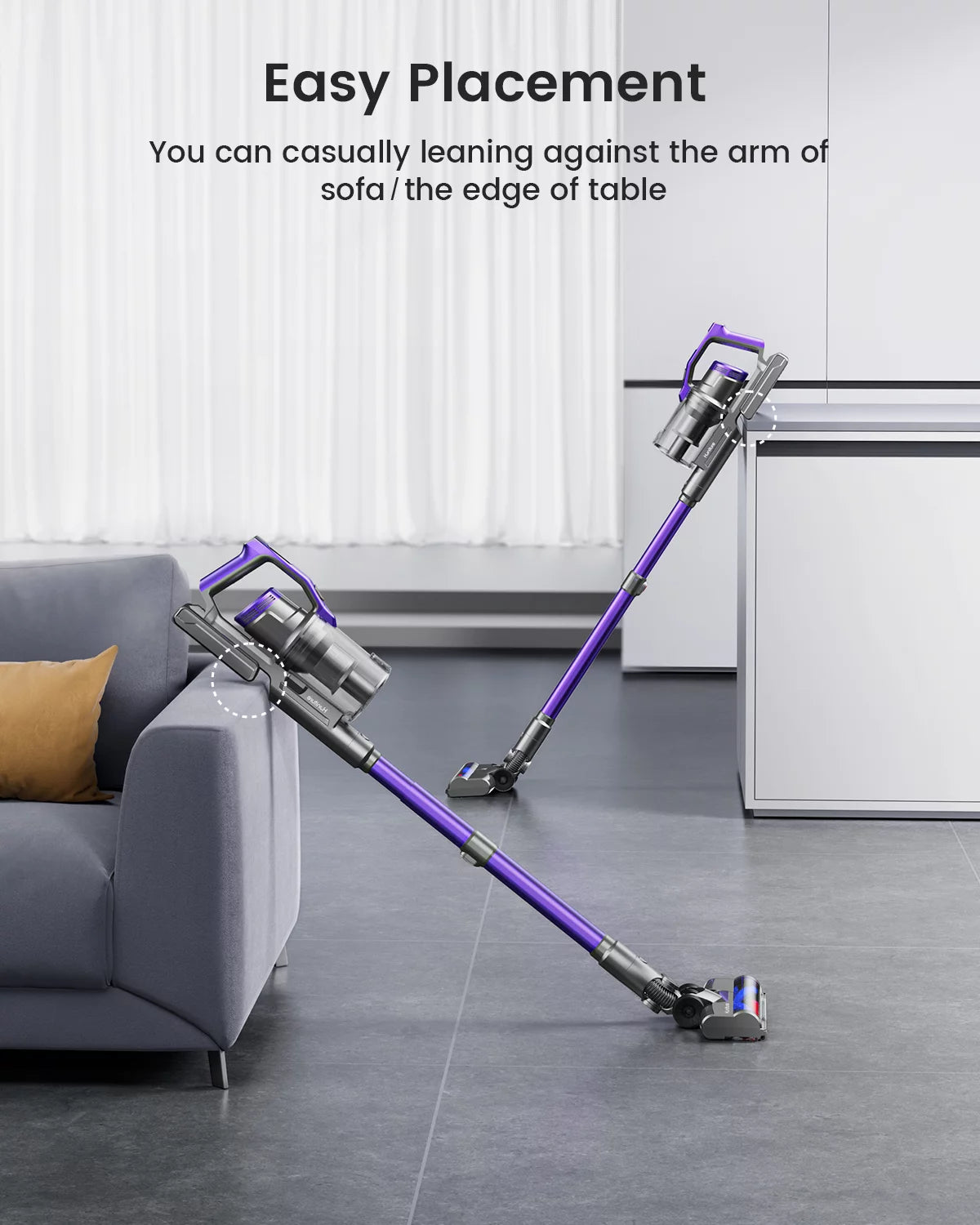 Cordless Vacuum Cleaners 450W 33KPa Lightweight W9157