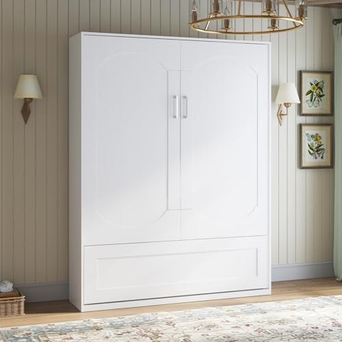 Dark Grey Murphy Bed with Wardrobe M372