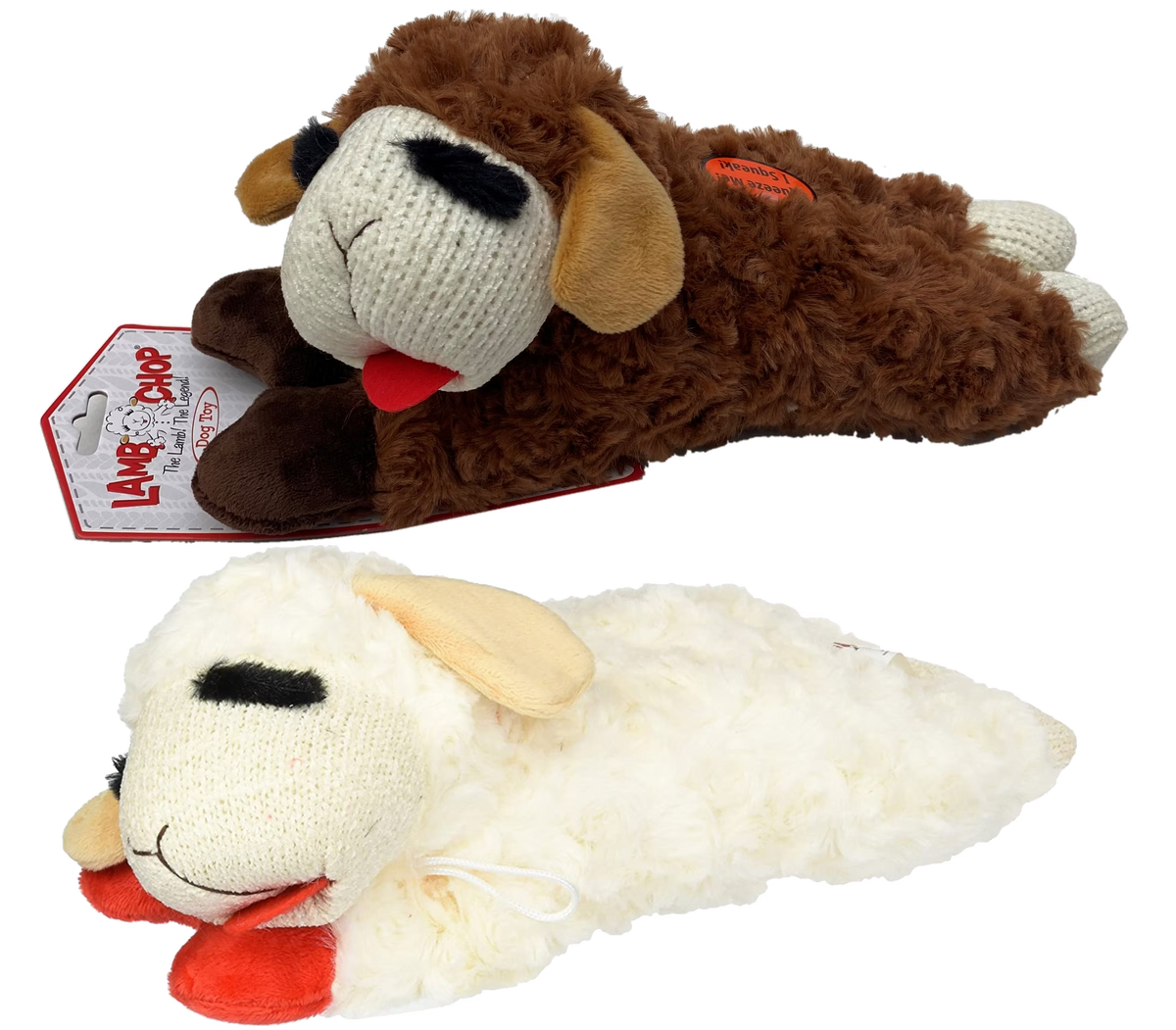 Brown 10" Pack of 2 Squeaker Toy U224