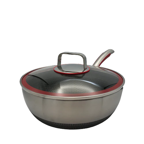 26cm Hybrid Wok with Glass Lid Z582