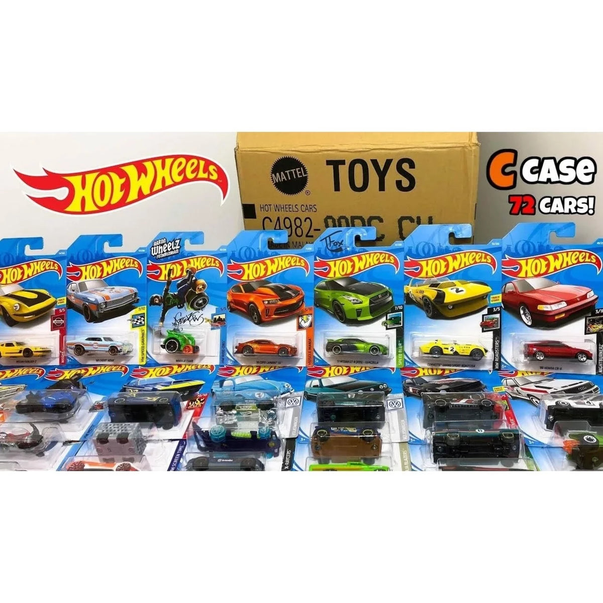 72ct Assortment Case Die-Cast Toy Cars H231