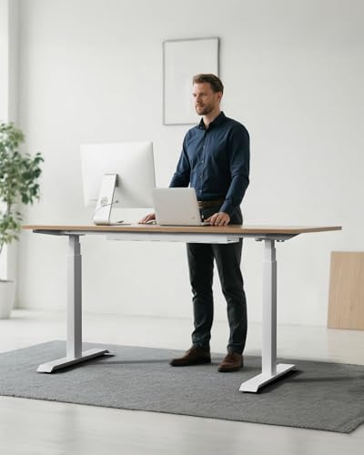 Dual Motor Electric Adjustable Standing Desk Frame Q8988