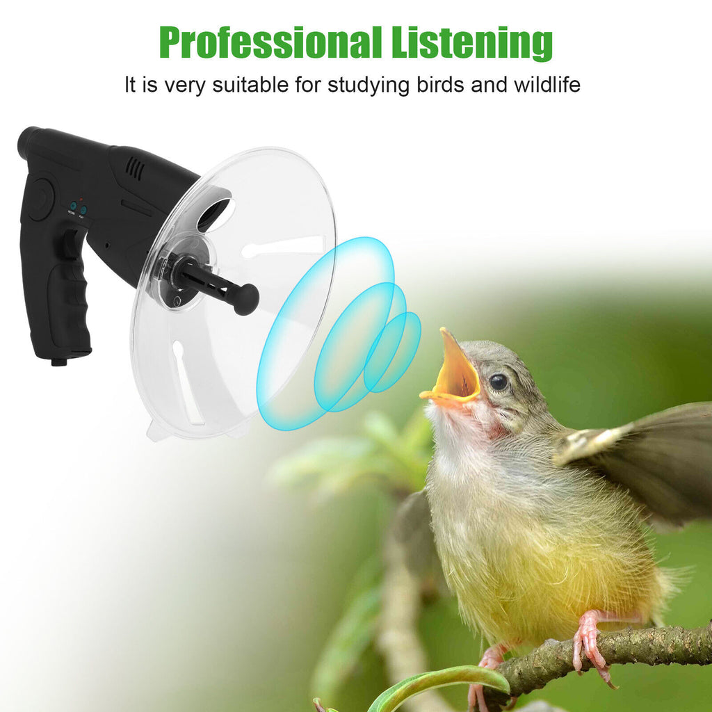 Parabolic Sonic Listening Device Microphone Amplifier 8X Bionic Ear N262