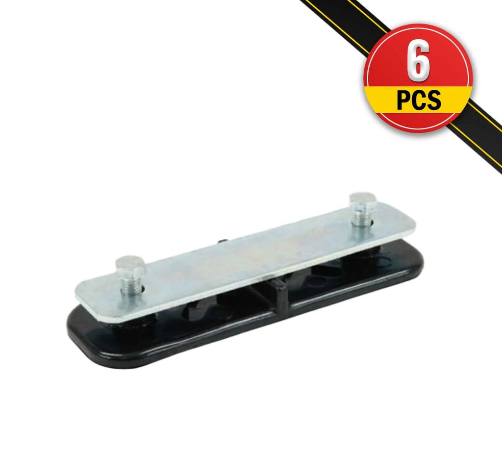 4 Pcs White Ground Protection Mats with 6 Pcs Connectors K959773