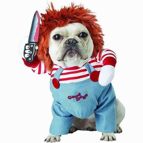 Dog Scary Transformation Costume with Wig D772