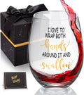 Funny Stemless Wine Glass G375