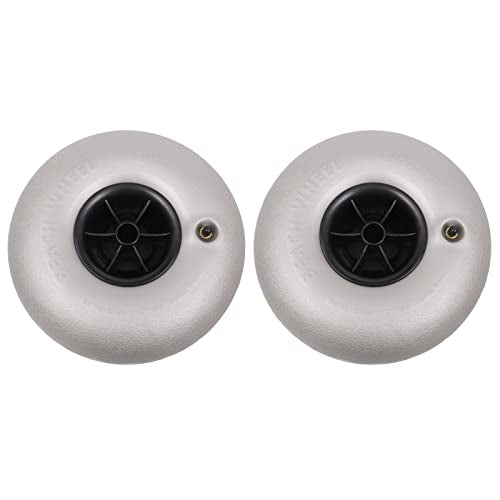 10" Inflatable Beach Cart Wheels 2 Pcs G25301
