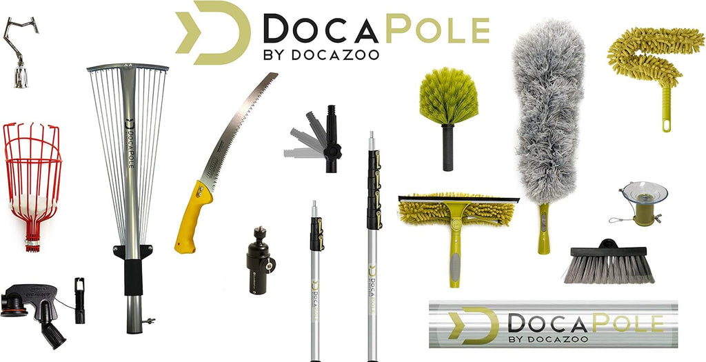 Hard Bristle Scrub Brush with Telescopic Extension Pole W8803