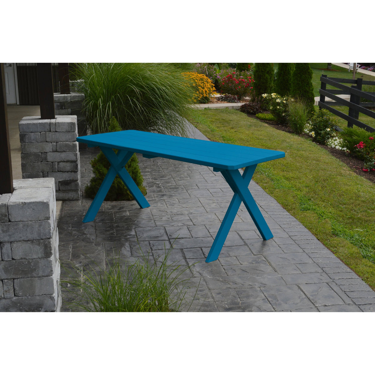 8' Cross-leg Picnic Table O789906