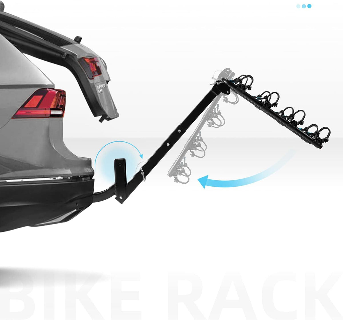 4-Bike Hitch Rack Double Foldable Rack Q882