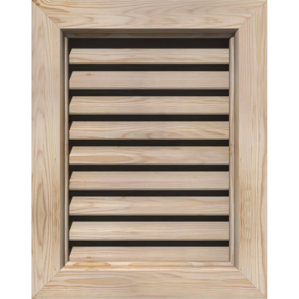 Unfinished Smooth Pine Gable Vent F318