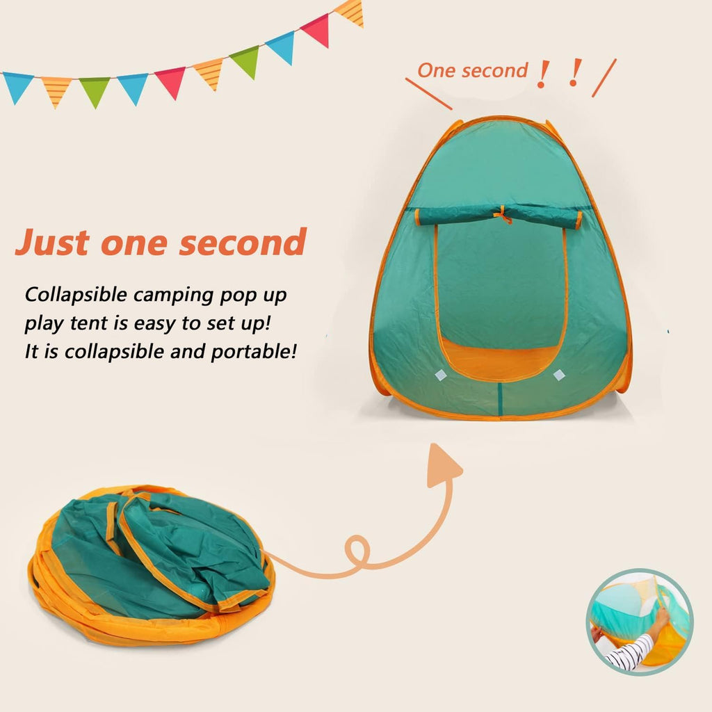 21 Pcs Pop Up Kids Play Tent Z139269