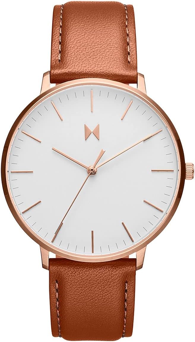 Slim Analog Watch - Minimalist, Water Resistant 3 ATM/30 Meters Dress Watch - Japanese Quartz Wristwatch - 42mm O623460