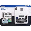 White Labeler Maker with 2 Label Tapes & AC Adapter Z831