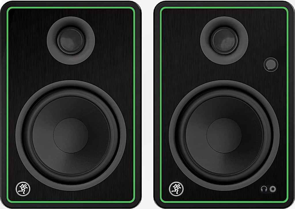 Audio Interface with Studio Monitors and Cables O493