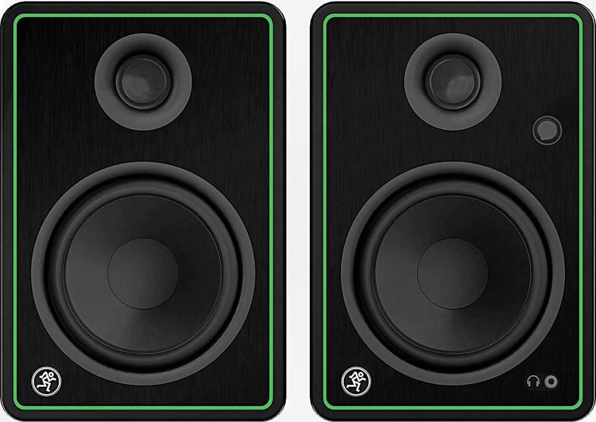 Audio Interface with Studio Monitors and Cables O493