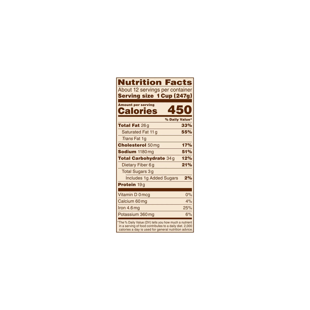 Canned Beef Chili, 6 lb 11 oz (Pack of 6) Q52649