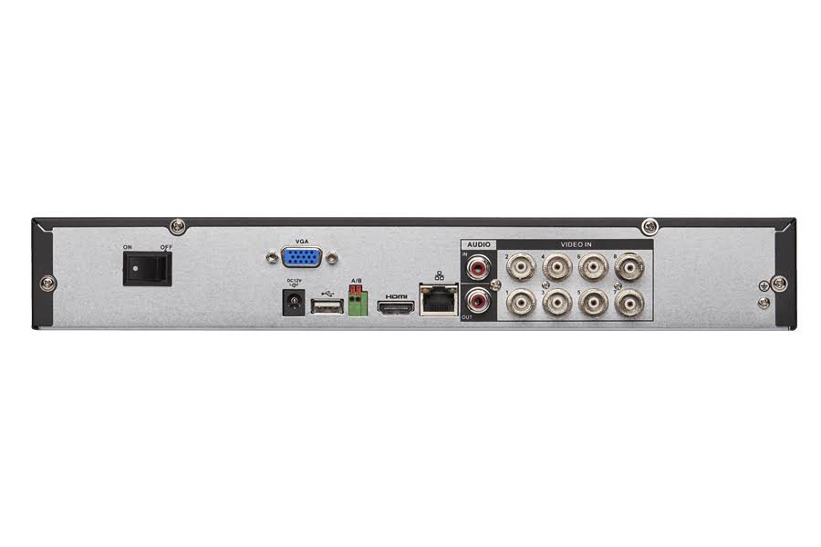 8 Channel 4 Cameras Weatherproof DVR Surveillance Security System X30602