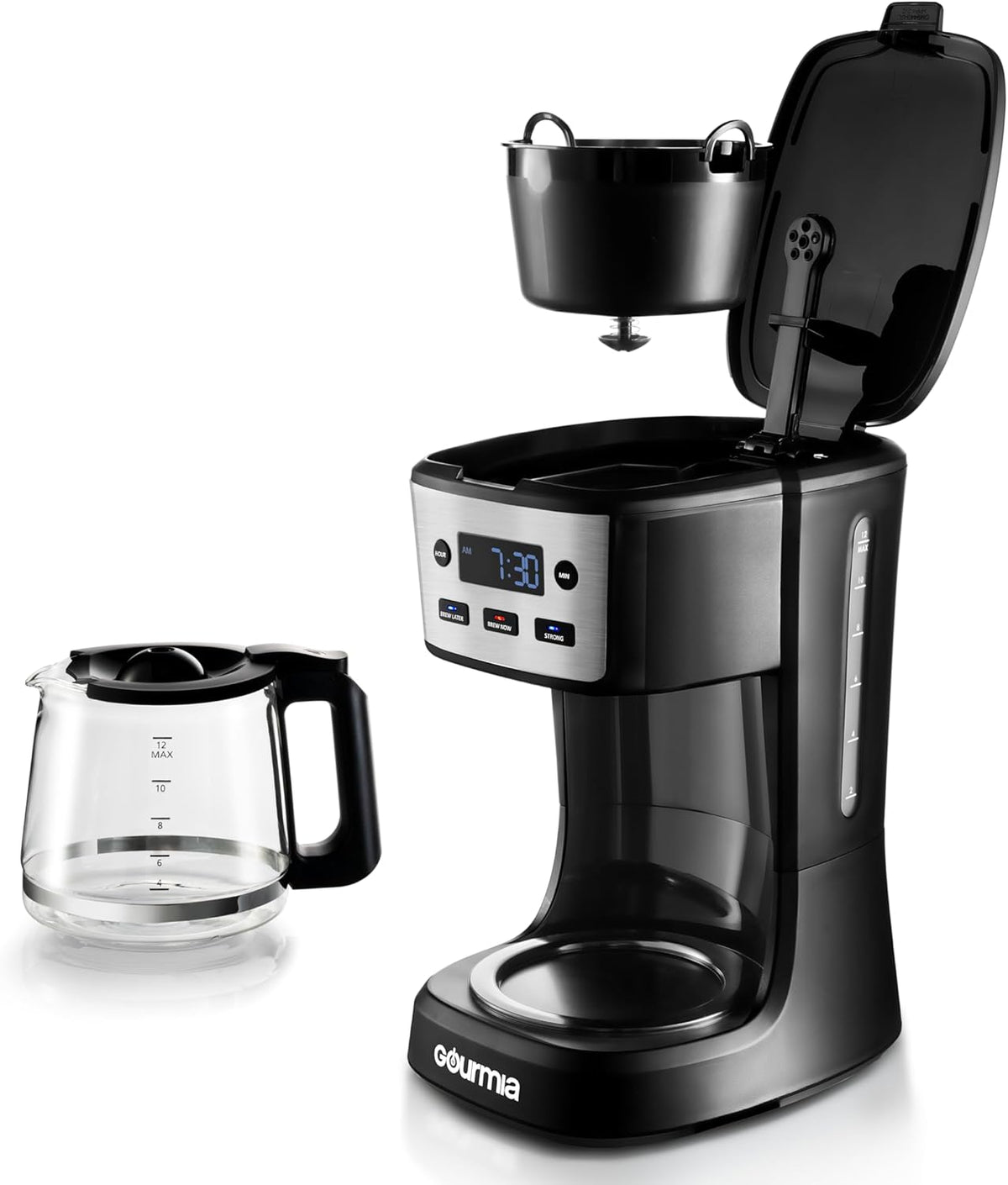 12-Cup Digital Programmable Drip Coffee Machine K626