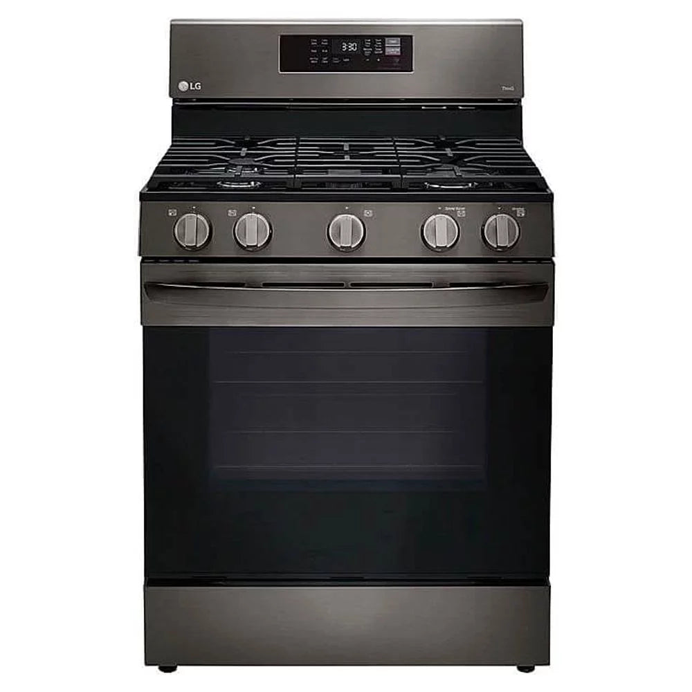5.8 Cu. Ft. Black Stainless Gas Convection Range A68092