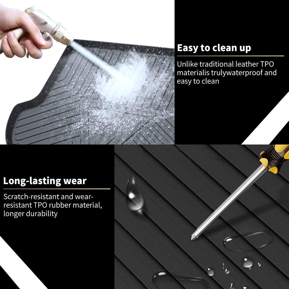 Black Waterproof Cargo Liner Mat Tray N5538