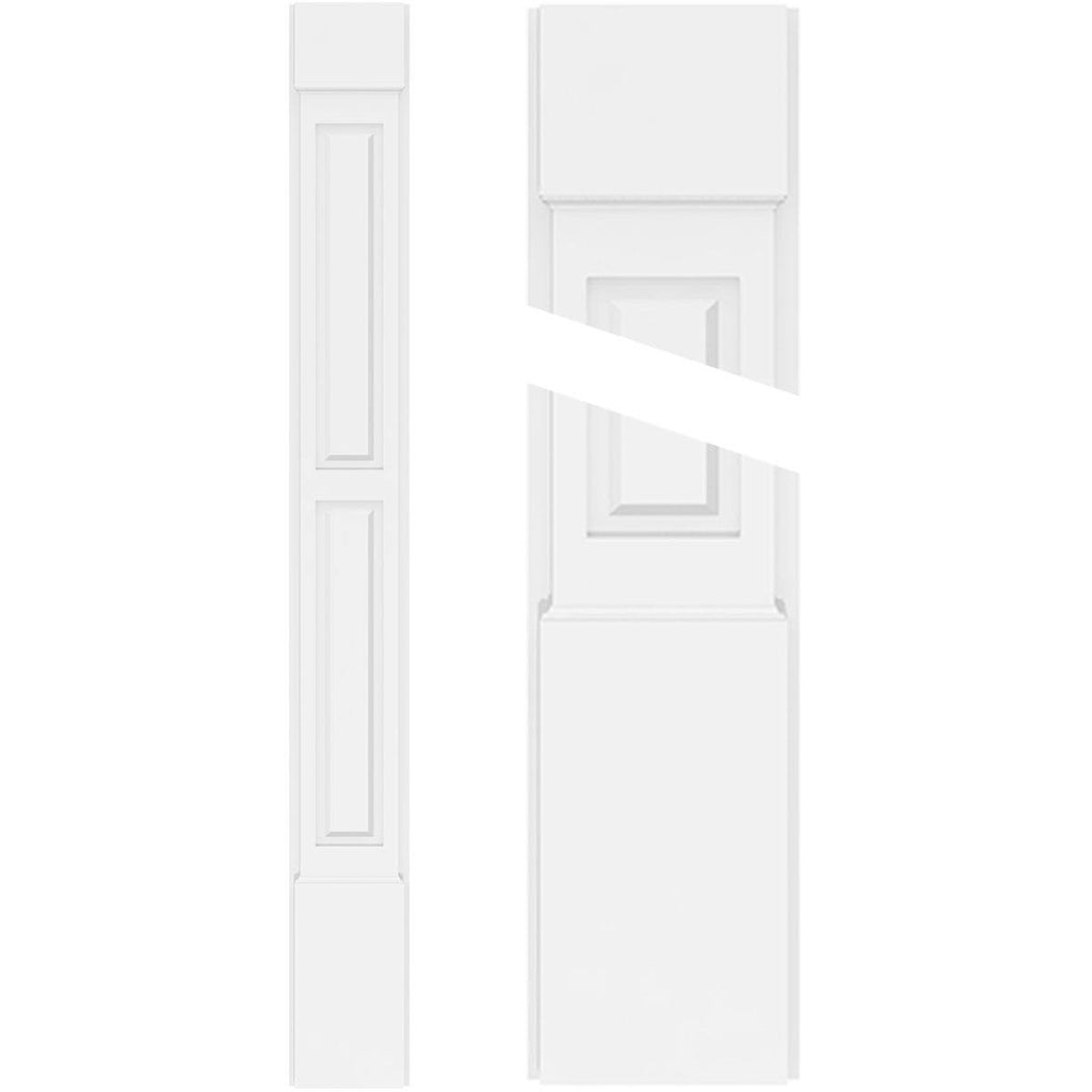 PVC Pilaster with Standard Capital & Base (Pair) R5079