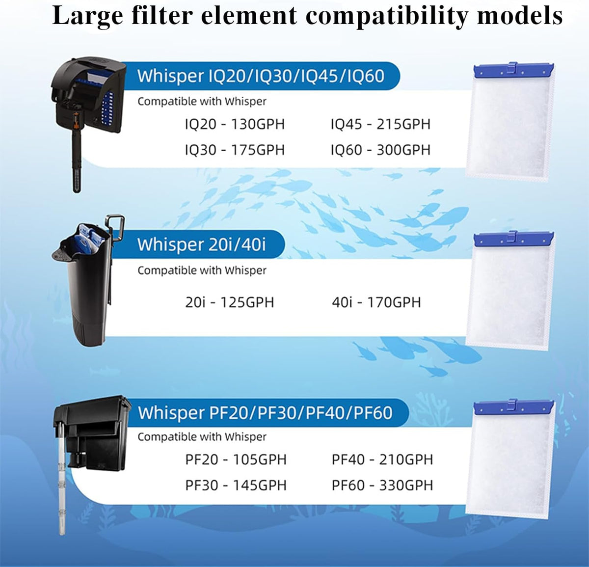 20-Pack Large Replacement Filter Cartridges M3213
