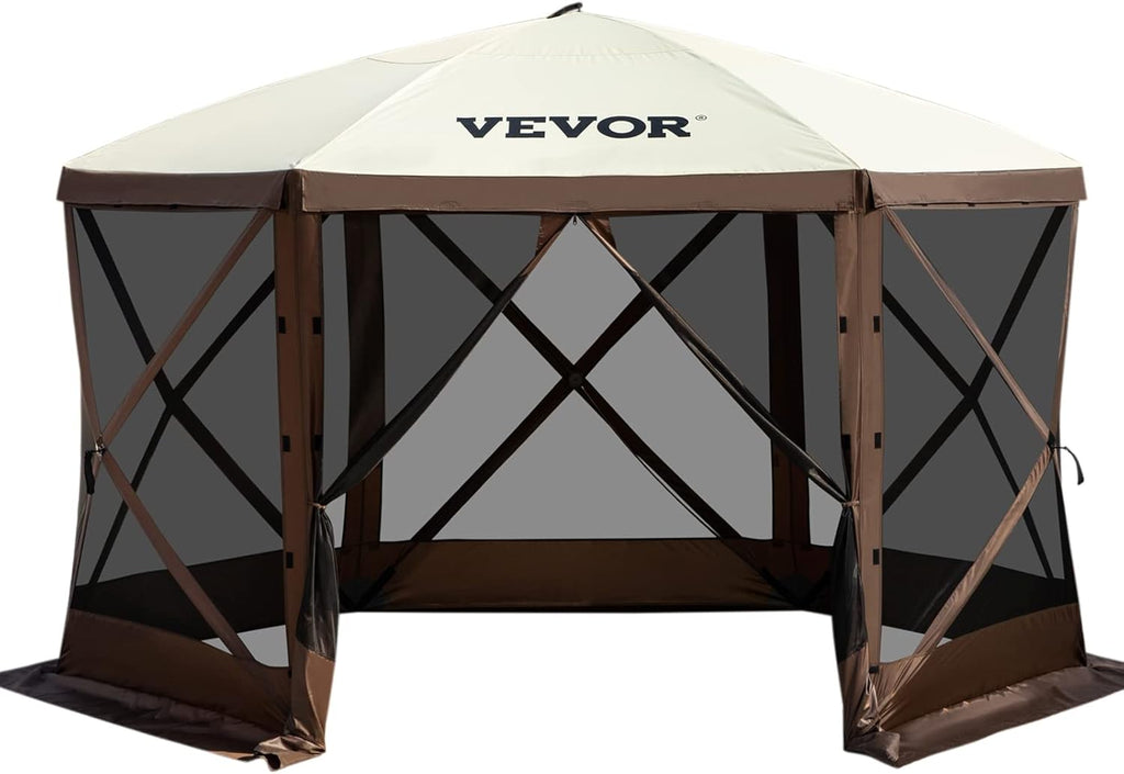 12x12 Foot Pop up Canopy Gazebo with Mesh Window and Carry Bag S17219