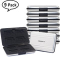 Aluminum Water Resistant Memory Card Carrying Case Organizer D5822