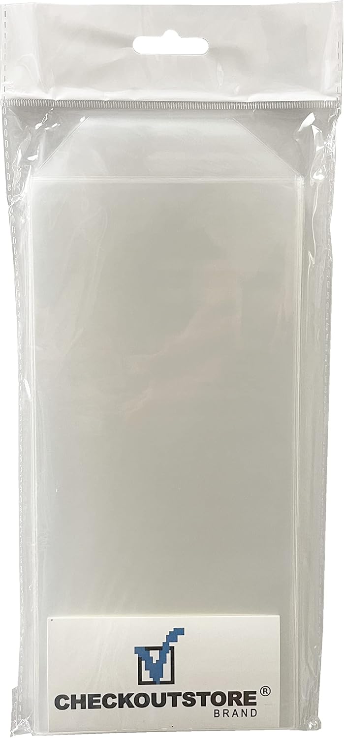 100 Slimline Die Clear Storage Pockets (4 3/8 x 9 3/8) J687