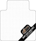 Heavy Duty Studded Desk Chair Mat with Lip 48x36 M717616