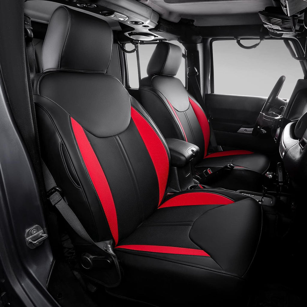 PU Leather Car Seat Covers Front and Back W88563