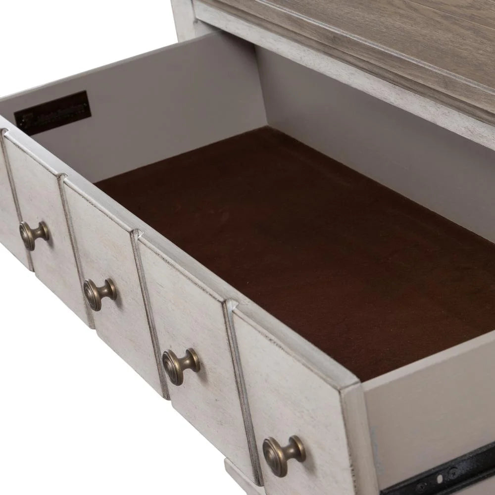 White 5 Drawer Chest I7121
