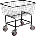 2.5 Bushel Wire Laundry Cart with Wheels Z504