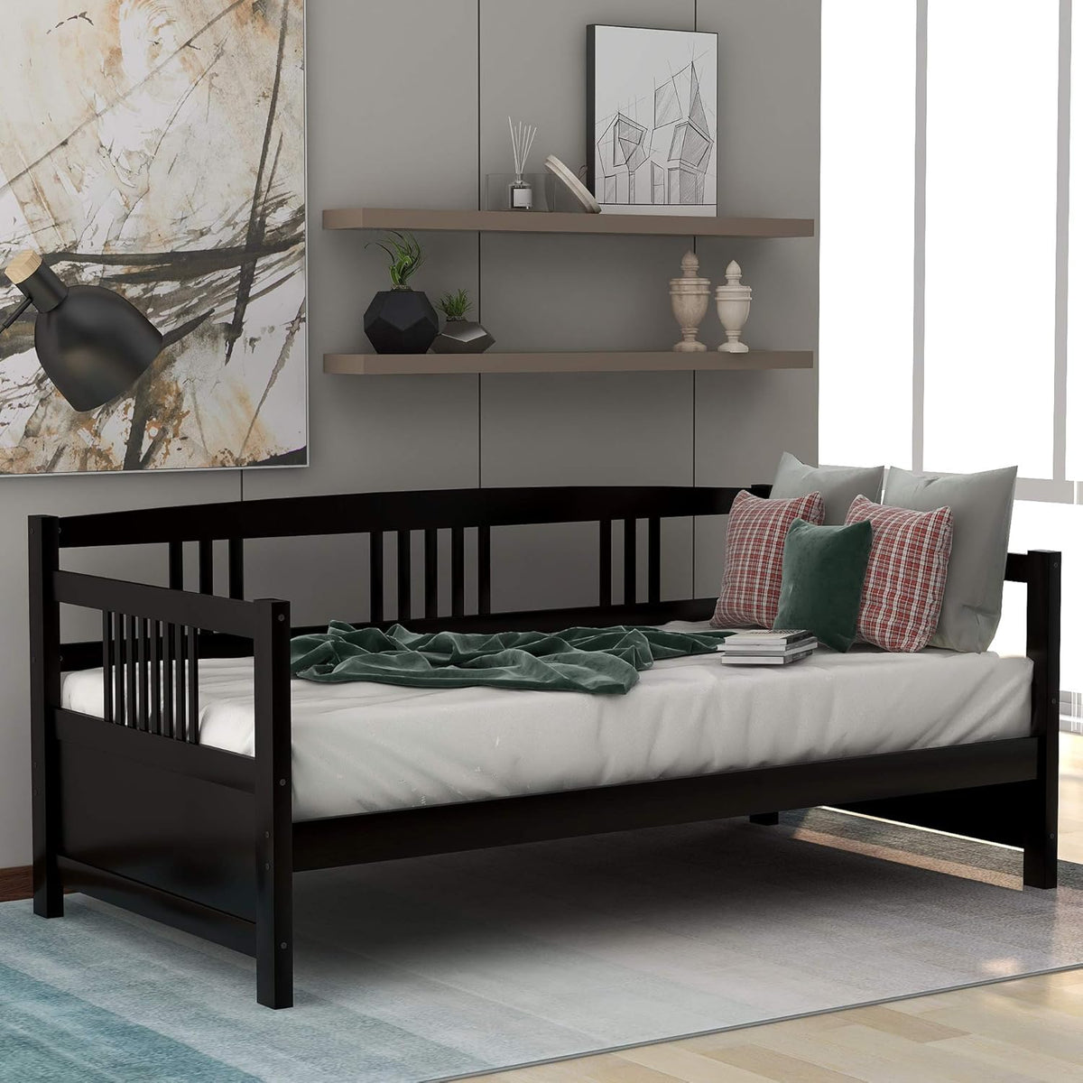Twin Size Solid Wood Daybed W45045