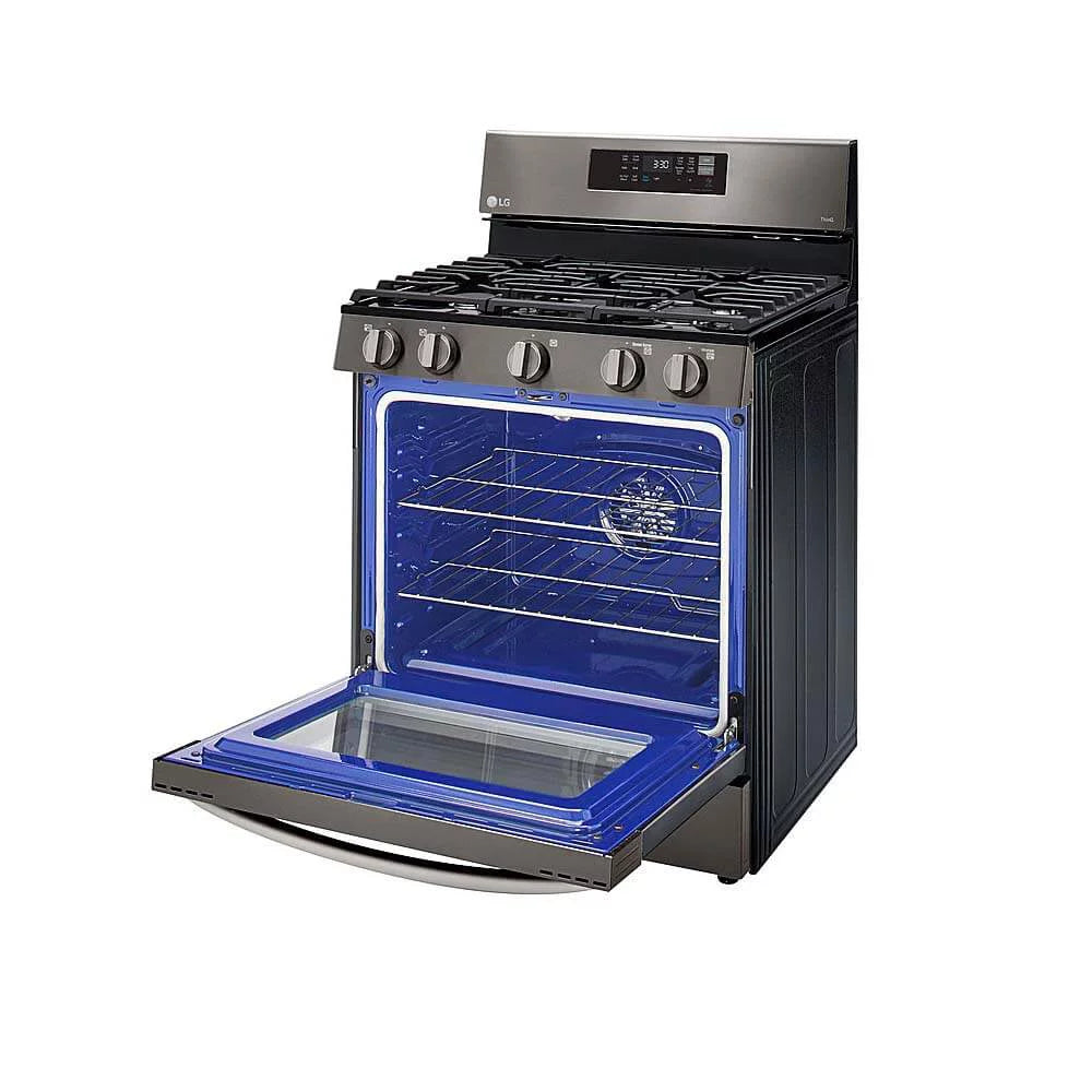 5.8 Cu. Ft. Black Stainless Gas Convection Range A68092