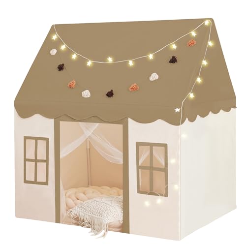 Large Green Kids Playhouse Play Tent with Mat L229211