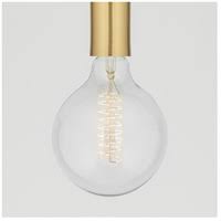 1-Light Large Pendant Aged Brass & Cream Z521