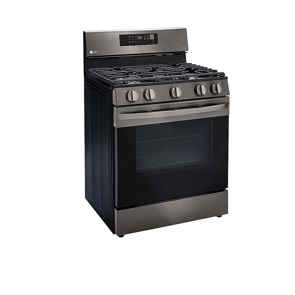 5.8 Cu. Ft. Black Stainless Gas Convection Range A68092
