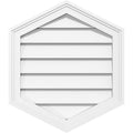 Vertical Peaked Surface Mount PVC Gable Vent L701502
