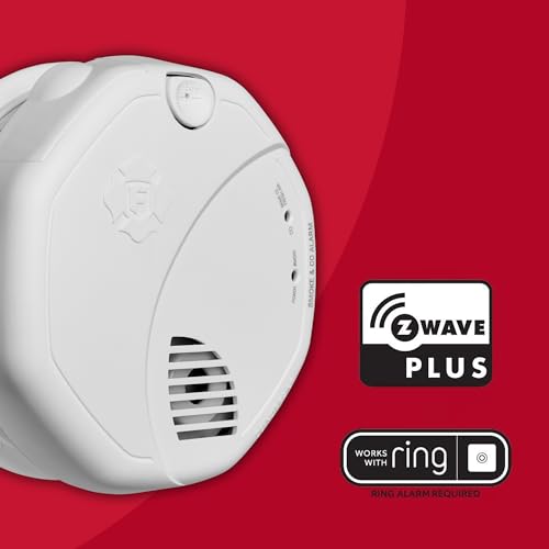 Battery Powered Z-Wave Smoke Detector & Carbon Monoxide Alarm R538