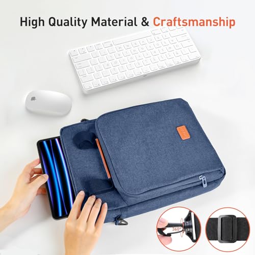 Black 9-11 Inch Tablet Sleeve Bag with Shoulder Strap D7593
